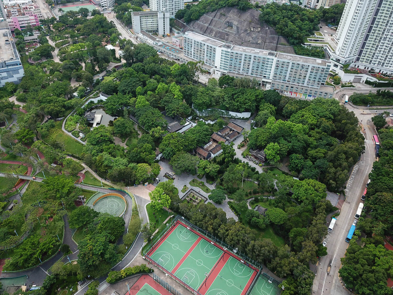 Kowloon Walled City Park vista area