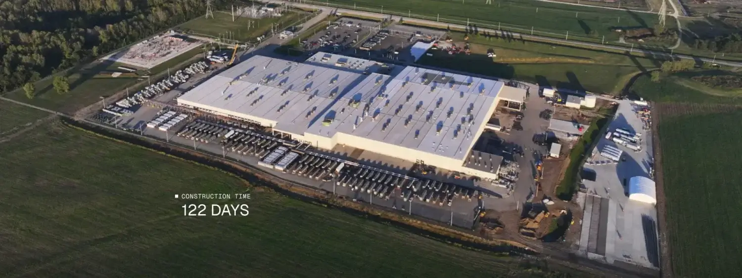 La Gigafactory Colossus - Vista aerea